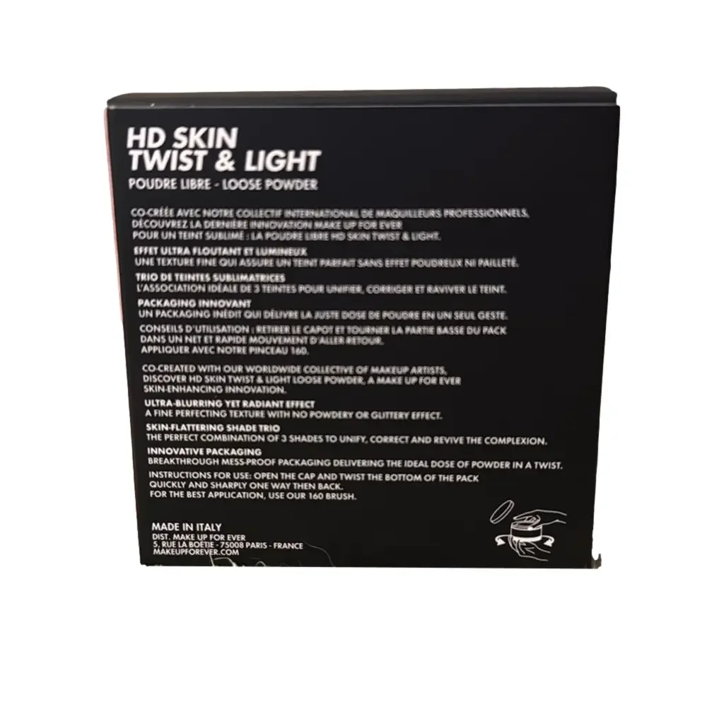 MAKE UP FOR EVER HD Skin Twist & Light Loose Powder in 1.0 Light NIB